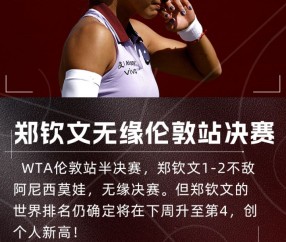 电子png游戏球鞋球拍出问题，郑钦文：若不想鞋和拍专注度会更高，这是个教训