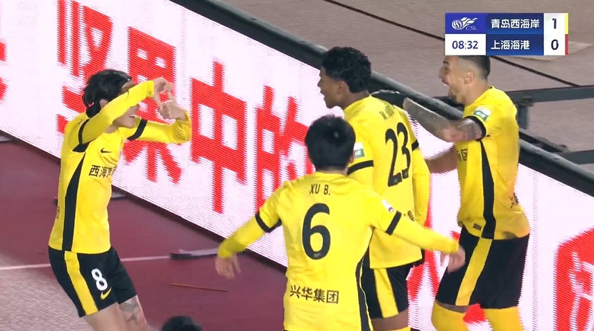 电子png游戏半场-海港暂1-3西海岸 颜骏凌超巨失误送礼 19岁李新翔精彩处子球